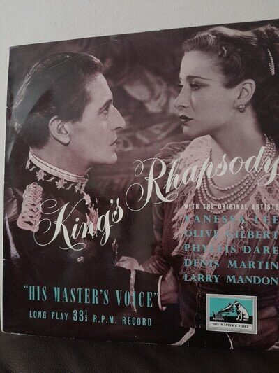 Selections from Ivor Novellos Kings Rhapsody 10” Vinyl LP HMV DLP 1010 VG/VG+