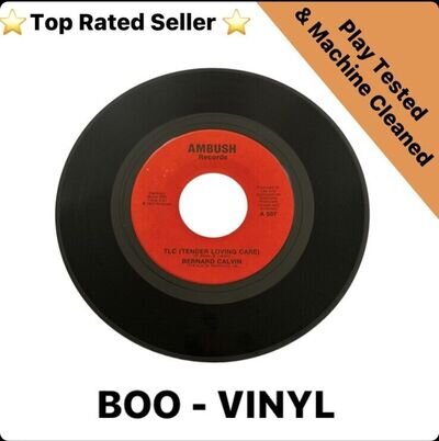 Bernard Calvin - TLC (Tender Loving Care) 7” Soul Funk Vinyl Record VG+ Con