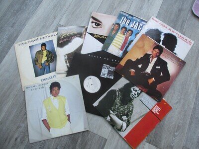 Michael Jackson The Jacksons 12" original vinyl singles collection (nine)