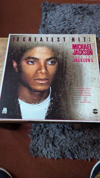 Michael Jackson Plus The Jackson 5 18 Greatest Hits Vinyl LP Album Record EX/EX
