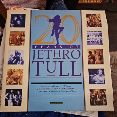 JETHRO TULL "20 Years of Jethro Tull" 2x Vinyl LP - 1988 Chrysalis VX241655 - EX