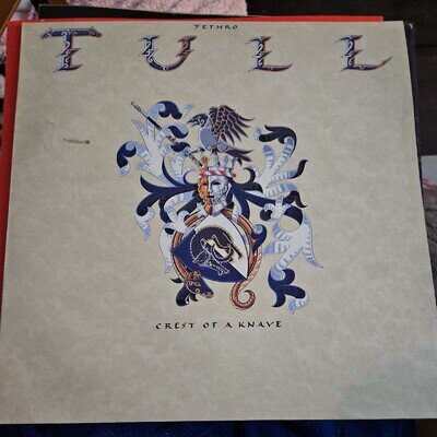JETHRO TULL – CREST OF A KNAVE LP – 1987 PROG