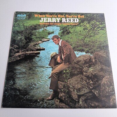 Jerry Reed / When You're Hot, You're Hot / 1971 VINYL LP / EX / £5 FLAT POST