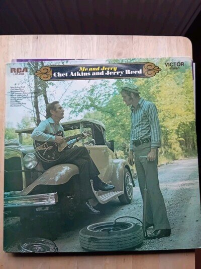 Chet Atkins &Jerry Reed Me & Jerry 12in Vinyl Record Issued 1970 EX EX