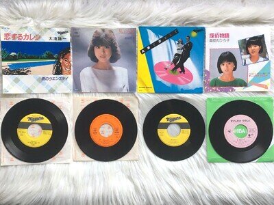 Eiichi Ohtaki Works Seiko Matsuda Hiroko Yakushimaru Vinyl 7" EP City Pop J-Pop