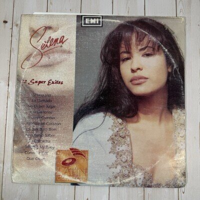 Selena Quintanilla “12 Super Exitos” Rare 1995 Ecuador Vinyl Record Tejano LP