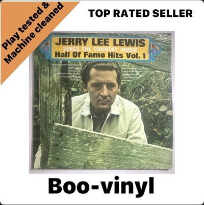 Jerry Lee Lewis,"Country Music Hall of Fame Hits Vol.1" vinyl LP EX / EX