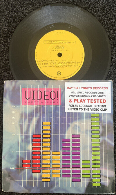 Jeff Lynne (ELO) Video / Sooner Or Later 7'' Vinyl 1984 CLEANED/TESTED EX VIDEO