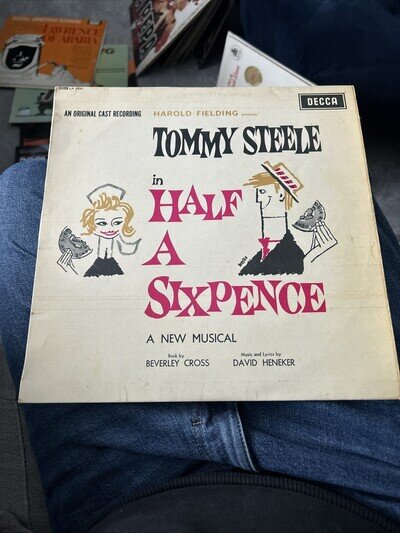 HALF A SIXPENCE - ORIGINAL CAST TOMMY STEELE 1963 UK MONO LP DECCA LK 4521