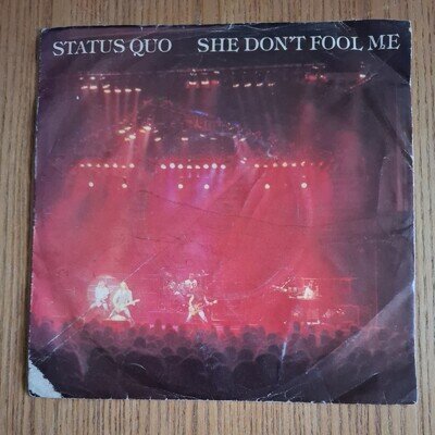 Status Quo She Don't Fool Me 7" Single (Play Tested)