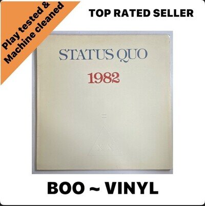 Status Quo ~ 1982 Vinyl LP Album Record Vertigo 6302 189 EX / VG+