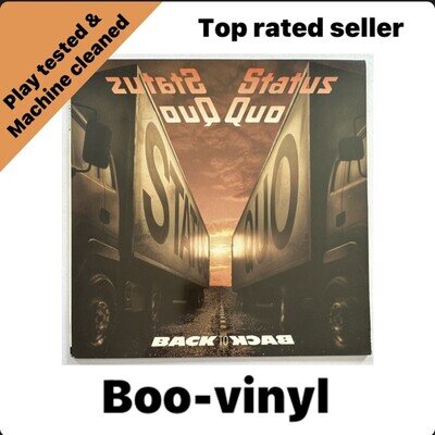 Status Quo Back To Back - Original Vinyl Record LP Album 1983 - VERH 10 EX / EX