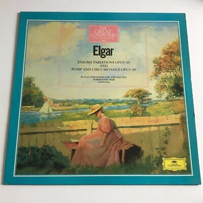 Elgar/Del Mar - Enigma Variations Opus 36 And Pom... LP - D G 411 022-1 EX/VG+