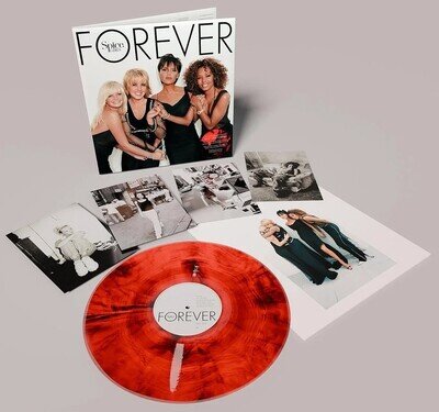 SPICE GIRLS LP Forever25 RED & BLACK Marbled COLOURED VINYL + Prints x 4 SEALED