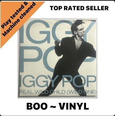 Iggy Pop - Real Wild Child (Wild One) - 7" Vinyl Record - EX / VG