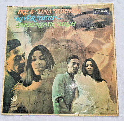 IKE AND TINA TURNER "RIVER DEEP - MOUNTAIN HIGH" ORIG 1966 UK MONO LP HAU 8298
