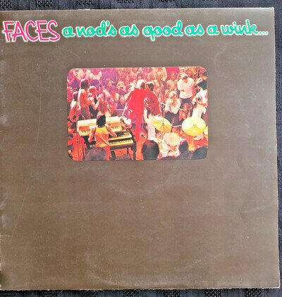 Faces A Nod Is As Good As A Wink To A Blind Horse LP Original 1971 Vinyl Record