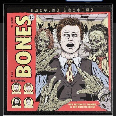 Imagine Dragons - Bones (7” Neon Yellow Vinyl NEW/SEALED