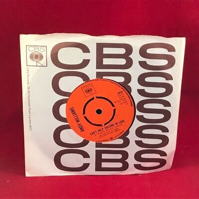 ANDY WILLIAMS Can't Help Falling In Love 1970 UK 7" Vinyl Single 45 record