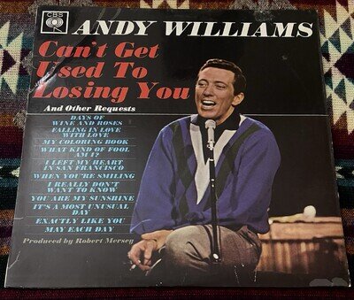 Andy Williams “Can’t Get Used To Losing You” Vinyl Album Excellent Cond. (1963)