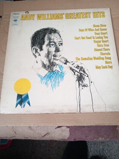 Andy Williams' Greatest Hits Vinyl Record LP