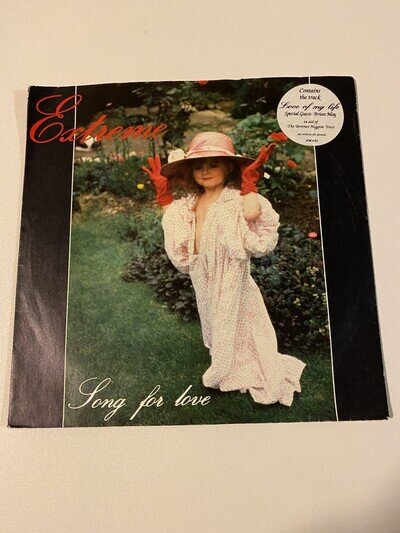 EXTREME-SONG FOR LOVE 7" VINYL SINGLE RECORD 1992!
