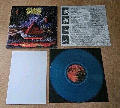 Blood Incantation "Absolute Elsewhere" vinyl ltd transparent turquoise LP poster