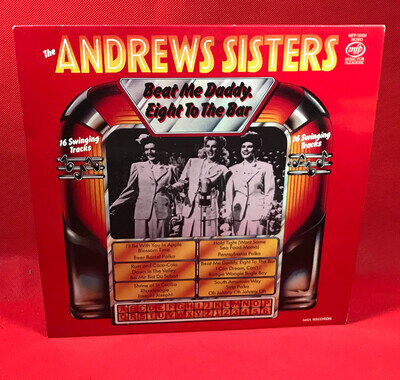 THE ANDREWS SISTERS Beat Me Daddy, Eight To The Bar 1982 UK Vinyl LP Best of **