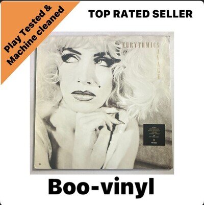 Eurythmics Annie Lennox Savage Vinyl LP Lyric Inner 1987 PL71555 EX / VG