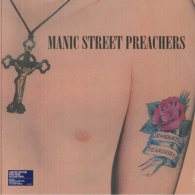 MANIC STREET PREACHERS - Generation Terrorists (reissue) - "PINK ROSE" VINYL LP