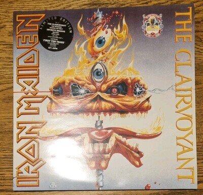 IRON MAIDEN THE CLAIRVOYANT/INFINATE DREAMS 1990 2 X 12" VINYL EX/EX - EMI 79 40