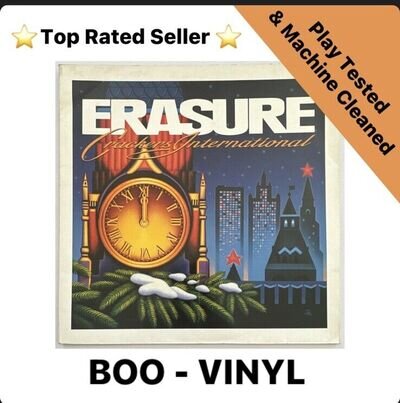 Erasure Crackers International 12” Maxi-Single 1988 Mute 93 Ex / Vg+ Condition