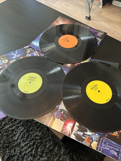 Erasure: World Be Live (3 x 12 Coloured Vinyl LP) New and Factory Sealed Ltd!