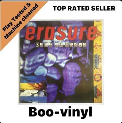 Erasure - Ship Of Fools Ltd Edition UK 12" 1988 Vinyl Record Single 12 Mute 74
