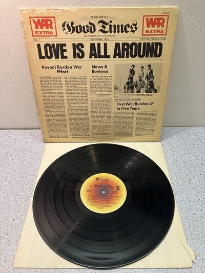 Eric Burdon /WAR GOOD TIMES Vinyl LP 1976 Excellent Condition