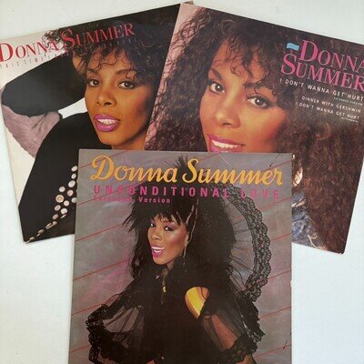 1983-89 VG+ 3 x 12" SINGLES: DONNA SUMMER BUNDLE (3 RECORDS)