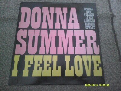 DONNA SUMMER I Feel Love 1982 SPECIAL 15 Min Version 12" single CASABLANCA mint