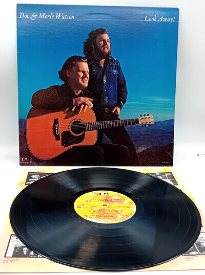 DOC & MERLE WATSON (COUNTRY) - Look Away! - 1978 Vinyl LP - US Issue - UA