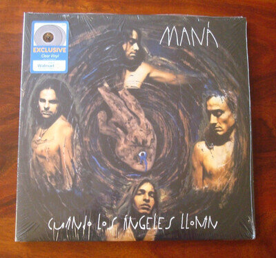 Mana. Cuando Los Angeles Lloran. NEW SEALED Clear Colored LP