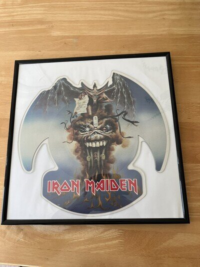 Iron Maiden Evil That Men Do 1988 UK 7" Shaped Picture Disc EMP 64 Prowler '88