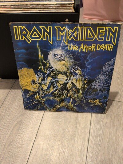 Iron Maiden Live After Death 1985 EMI RIP1 Vinyl Record