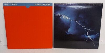 Dire Straits Vinyl Records x 2 - Used Good Condition (R3)