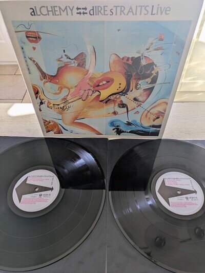Dire Straits Alchemy Live 1984 2x Vinyl LP VERY 11 Vertigo PROCLEANED NM Superb!