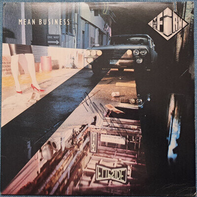 THE FIRM MEAN BUSINESS 12" VINYL LP ALBUM RECORD SIGNED JIMMY PAGE LED ZEPPELIN
