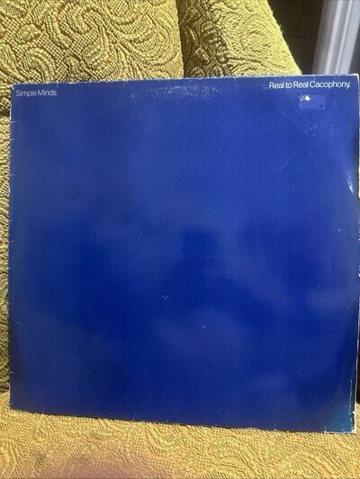 SIMPLE MINDS - REAL TO REAL CACOPHONY (1979 LP) 1982 REISSUE + PICTURE INNER