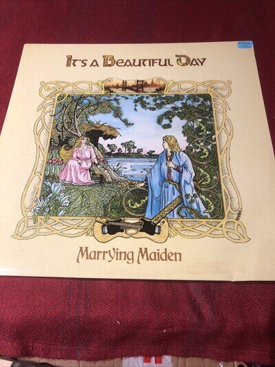 IT'S A BEAUTIFUL DAY marrying maiden 1981 UK CBS SUNBURST VINYL