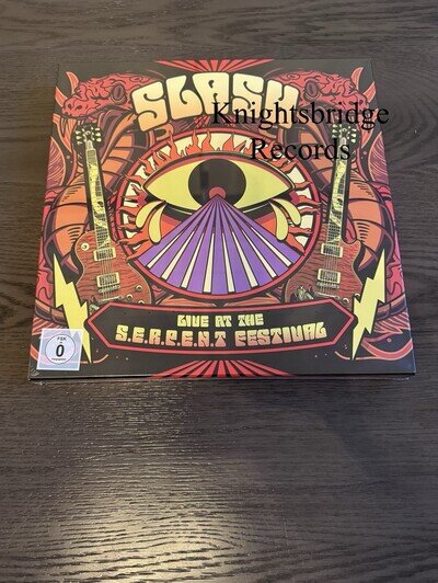 SLASH Live at the S.E.R.P.E.N.T. Festival SIGNED Box Set Vinyl CD BluRay
