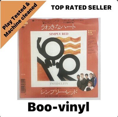 Simply Red – Infidelity ~ rare Japanese Issue 7” single VG+ / EX