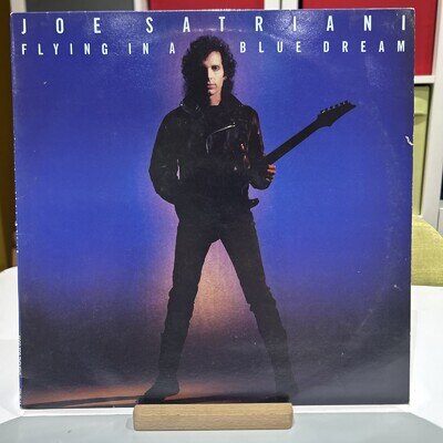 Joe Satriani - Flying In A Blue Dream LP 1989 UK Rock Metal Vinyl VG+/VG+