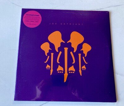 JOE SATRIANI Elephants Of Mars 2022 EU 2 x VINYL LP (DOUBLE DISC) NEW AND SEALED